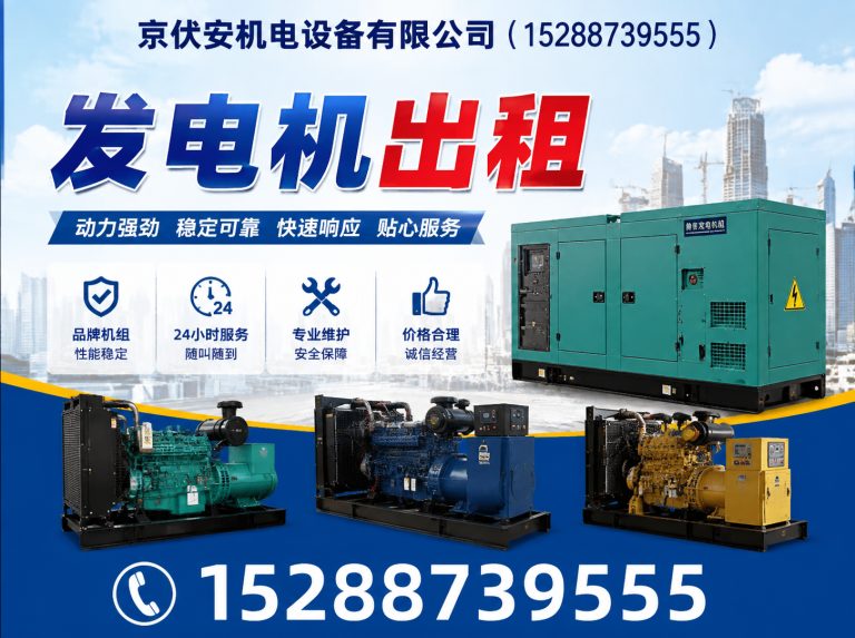 克拉玛依发电机出租展示图
